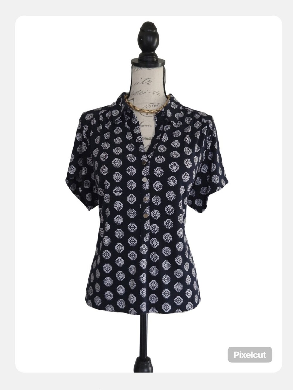 Alfani Short Sleeved Blouse.